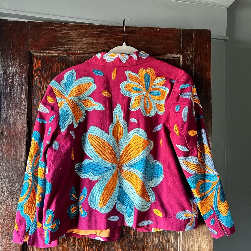 Anthropologie Ett:twa Woodstock Embroidered Jacket | NWT | Artisan Boho | L - Picture 2 of 10